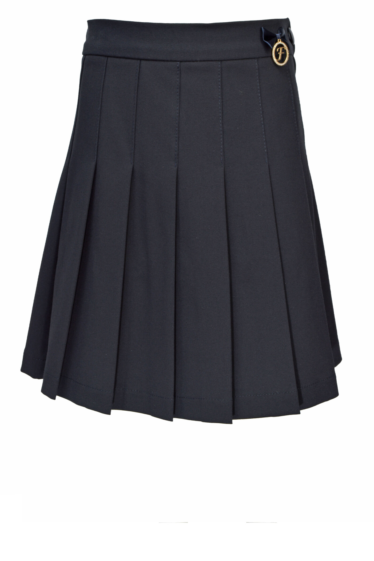 Юбка дев. АРТ.FSL-368-523,син,пэ-вис-эл