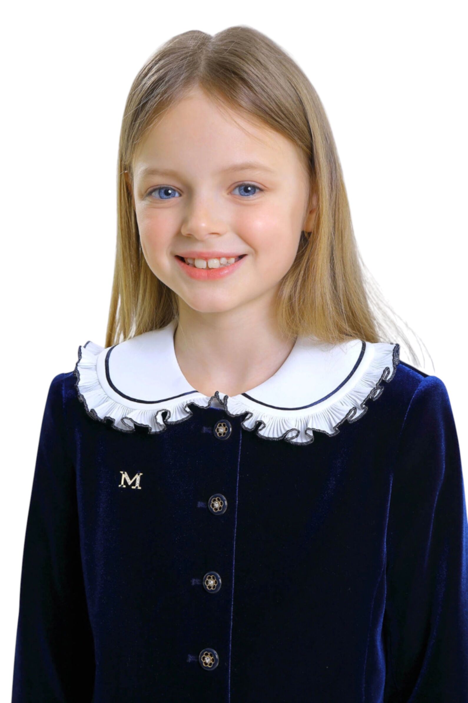 Жакет дев. АРТ.2895-525-ТСБ,син,пэ-эл/пэ-вис