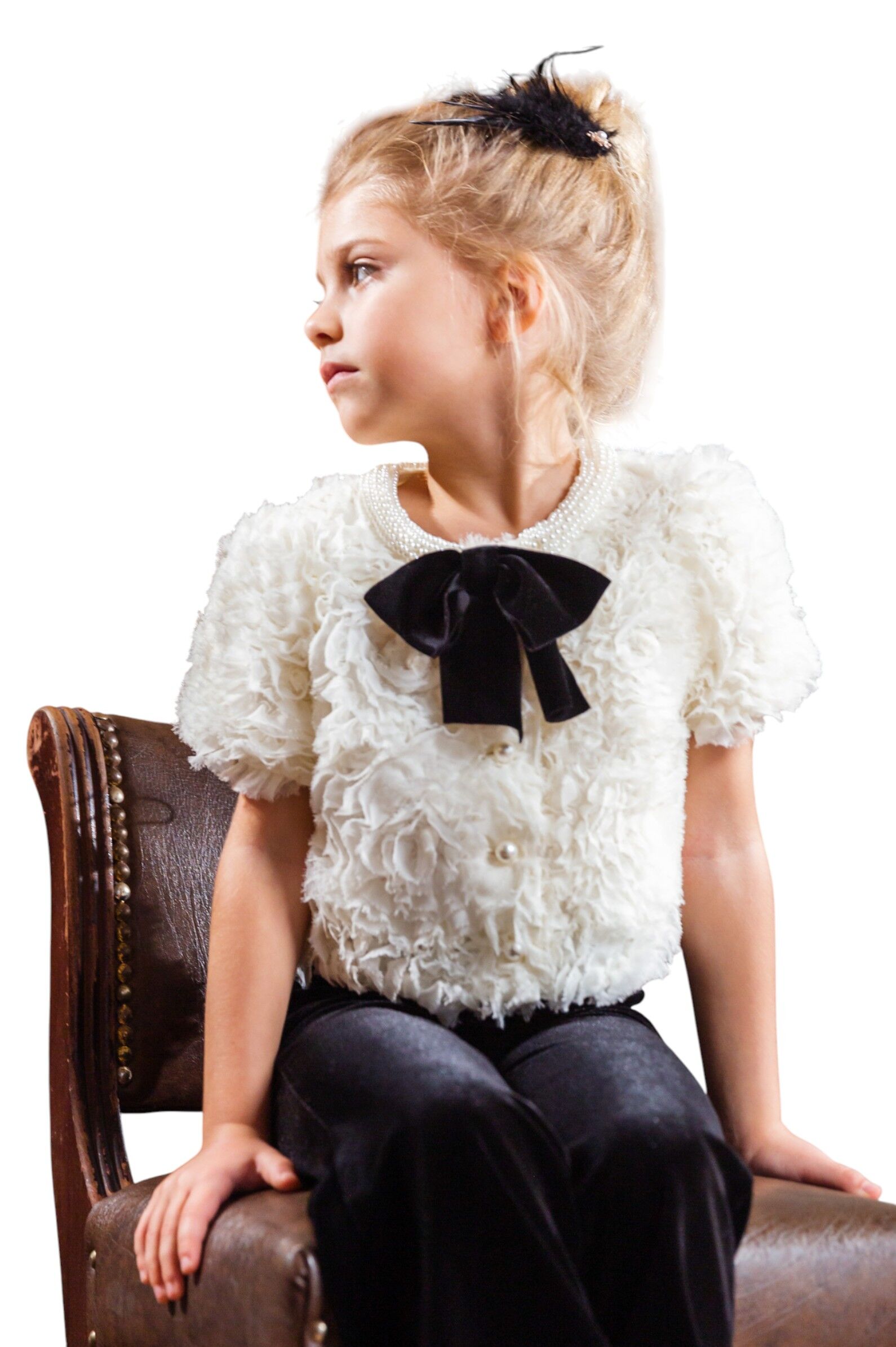 Жакет дев. АРТ.2980-126-ВПШ,мол-чер,пэ/пэ-вис