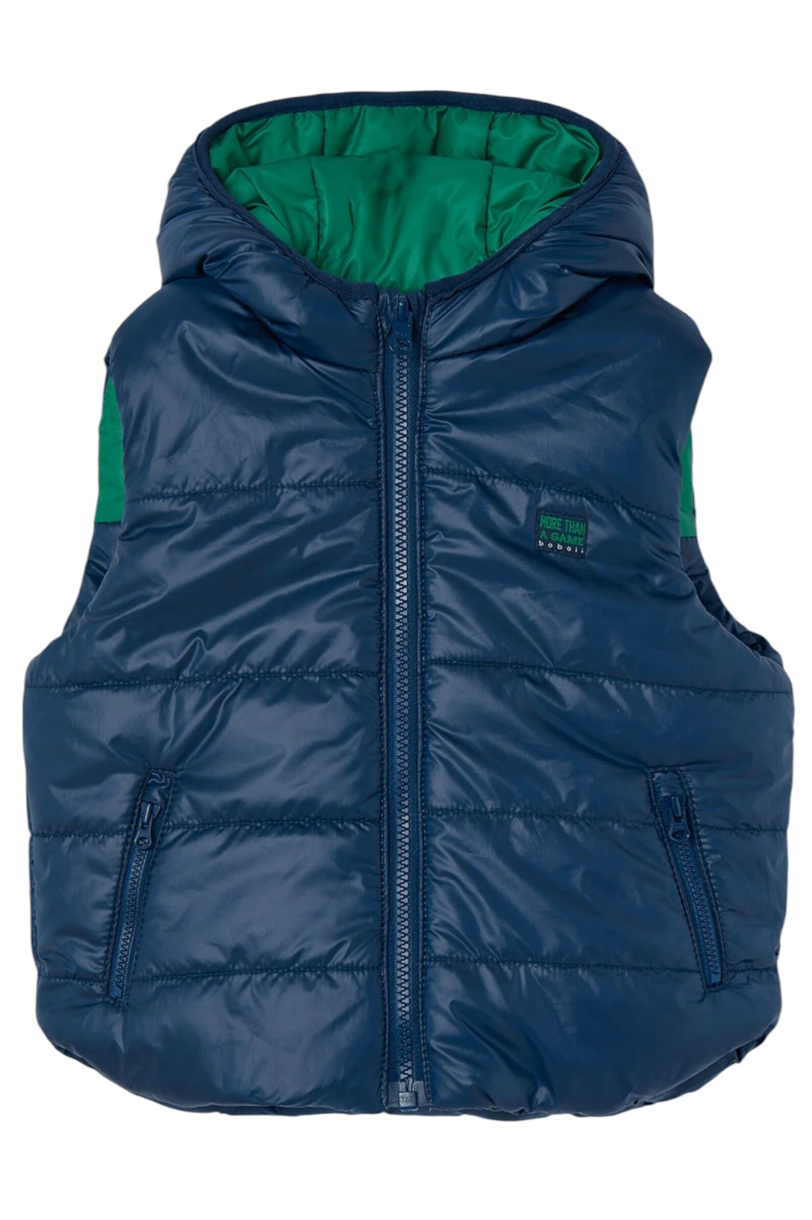 Жилет мал. АРТ.509127,син-зел,пэ/пэ